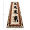 Flash Furniture 2' x 7' Brown Rustic Bear and Cub Olefin Area Rug KP-RGB3940-27-BN-GG - alternate 5
